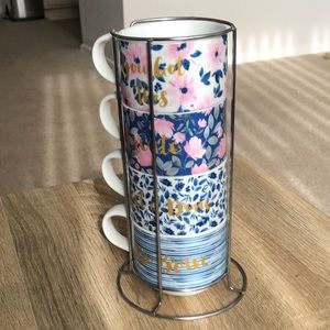 Floral tea cups / coffee mugs